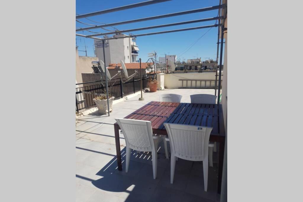 Terrace Roof Room @ Koridallos Metro St. & Piraeus Port 外观 照片