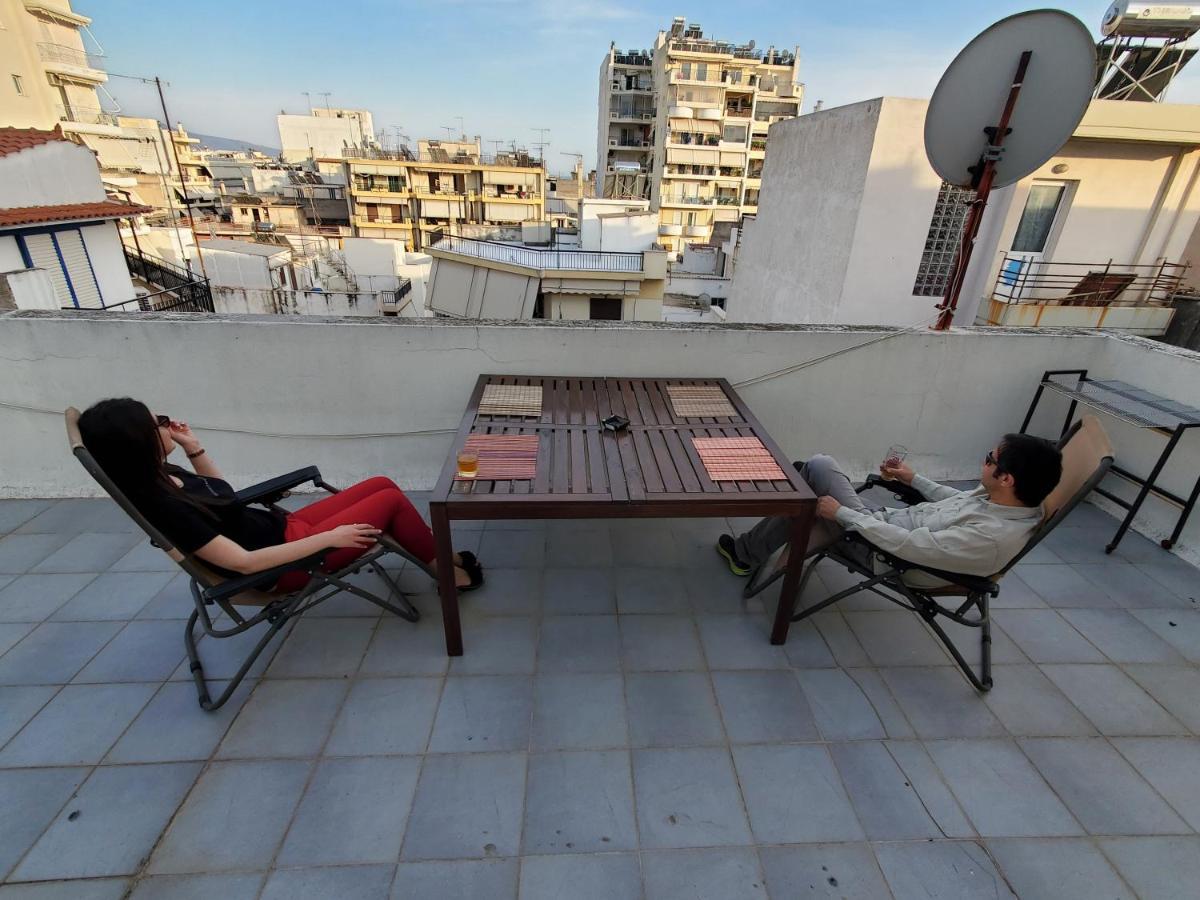 Terrace Roof Room @ Koridallos Metro St. & Piraeus Port 外观 照片